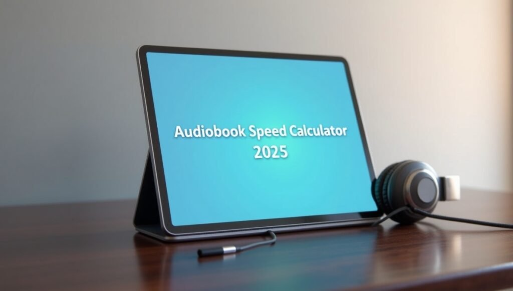Audiobook Speed Calculator 2025