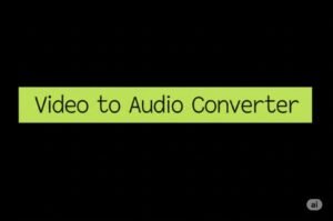 Video to Audio Converter With Multi-Format Support